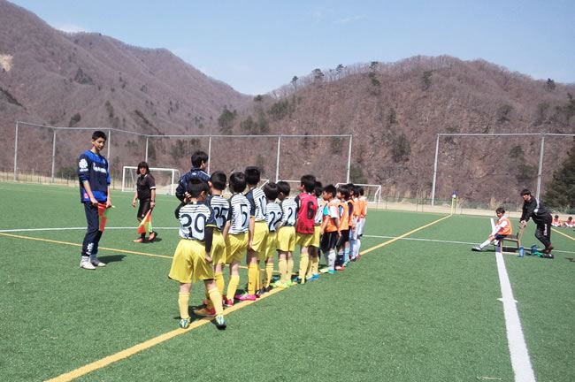 地元チームとのトレーニングマッチ 対KSC